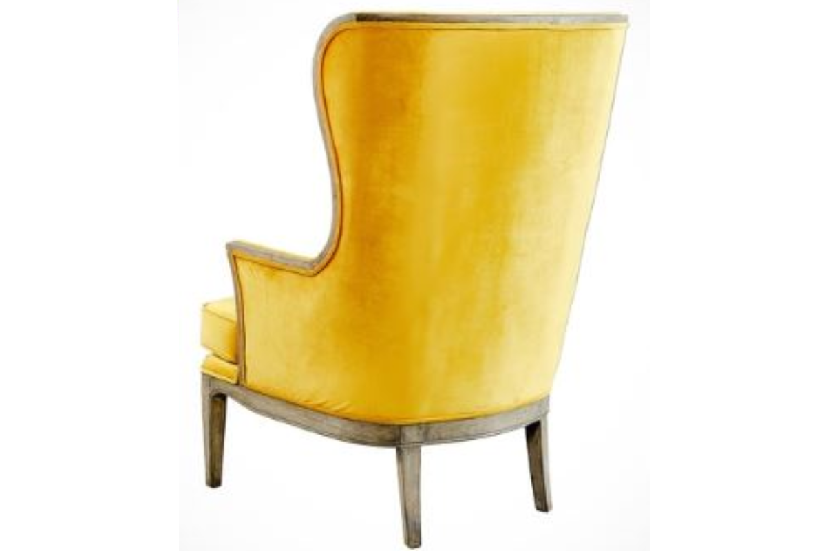 A08 YELLOW VELVET CHAIR Canvas Event Furniture